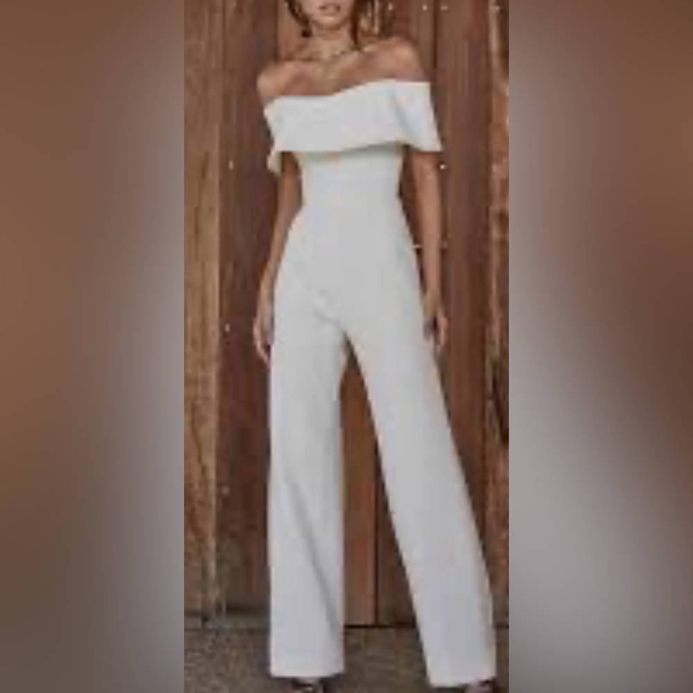 Women’s Wide-Leg Jumpsuit in Light Gray